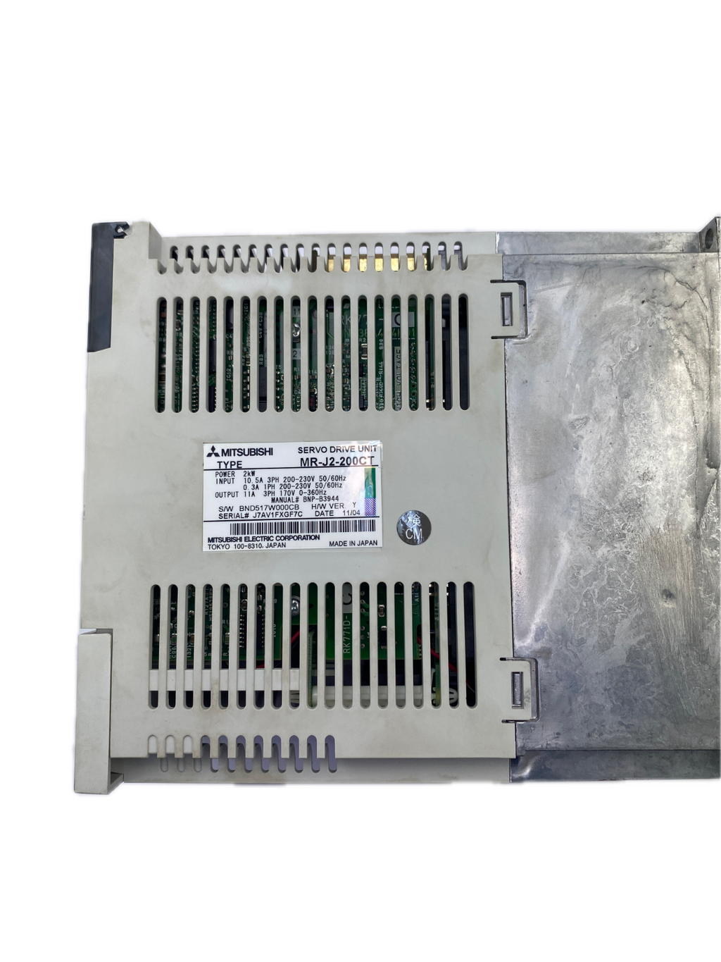 MITSUBISHI  SERVO DRIVE UNIT  TYPE MR-J2-200CT