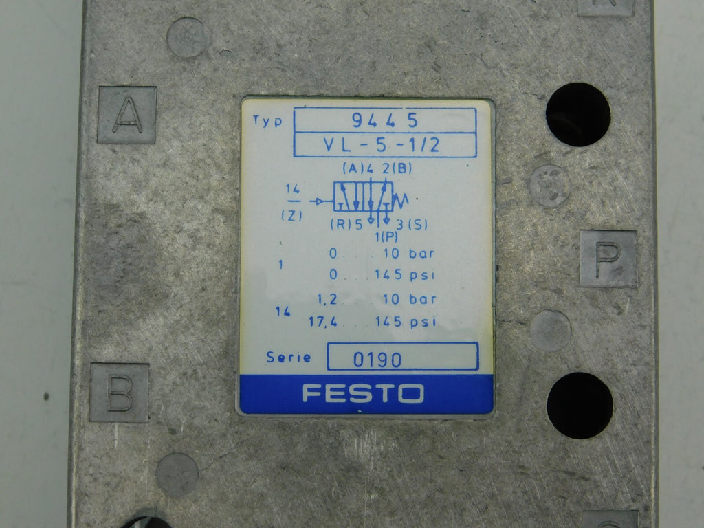 FESTO PNEUMATC 9445 VL-5-1/2
