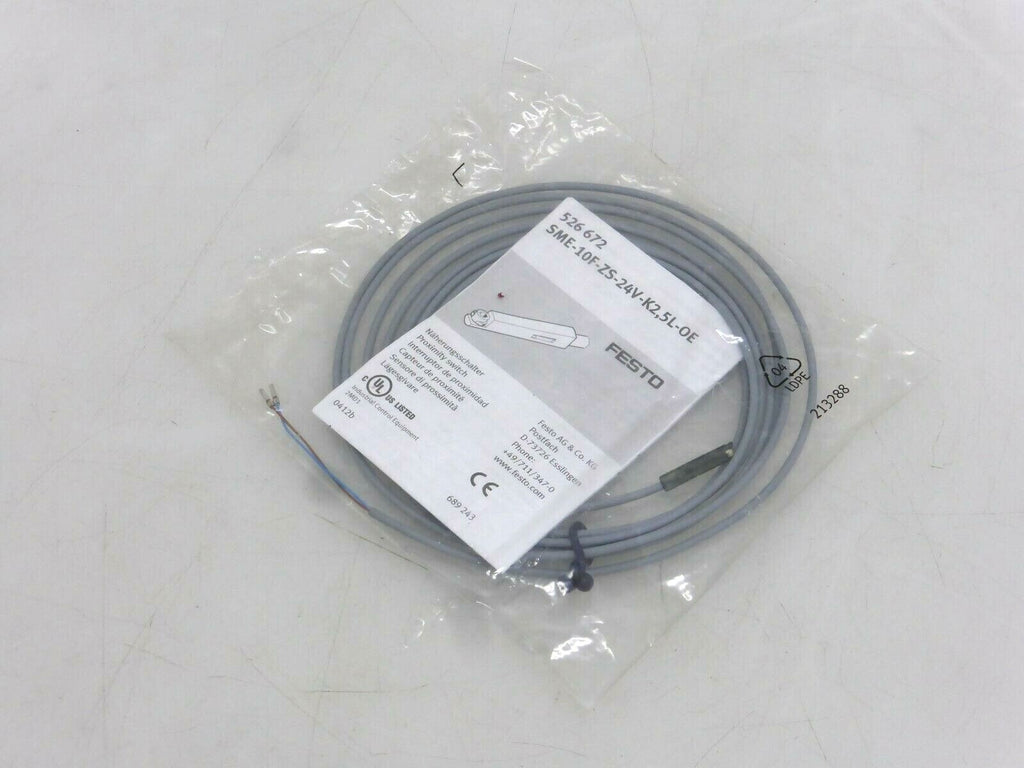 FESTO Sensor 526672 SME-10F-ZS-2V-K2,5L-OE