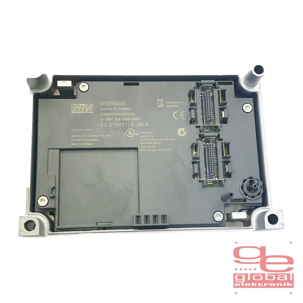 Siemens SIMATIC ET 200pro Anschlussmodul PROFINET 6ES7194-4AJ00-0AA0** 3 st **