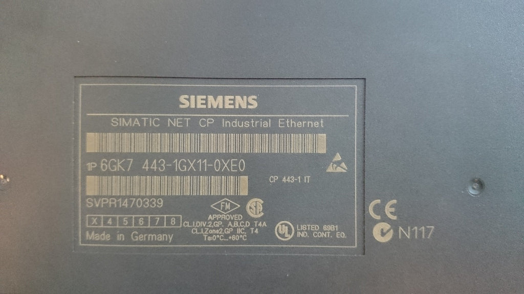 Siemens SIMATIC NET CP 443-1 IT Industrial Ethernet 6GK7 443-1GX11-0XE0 