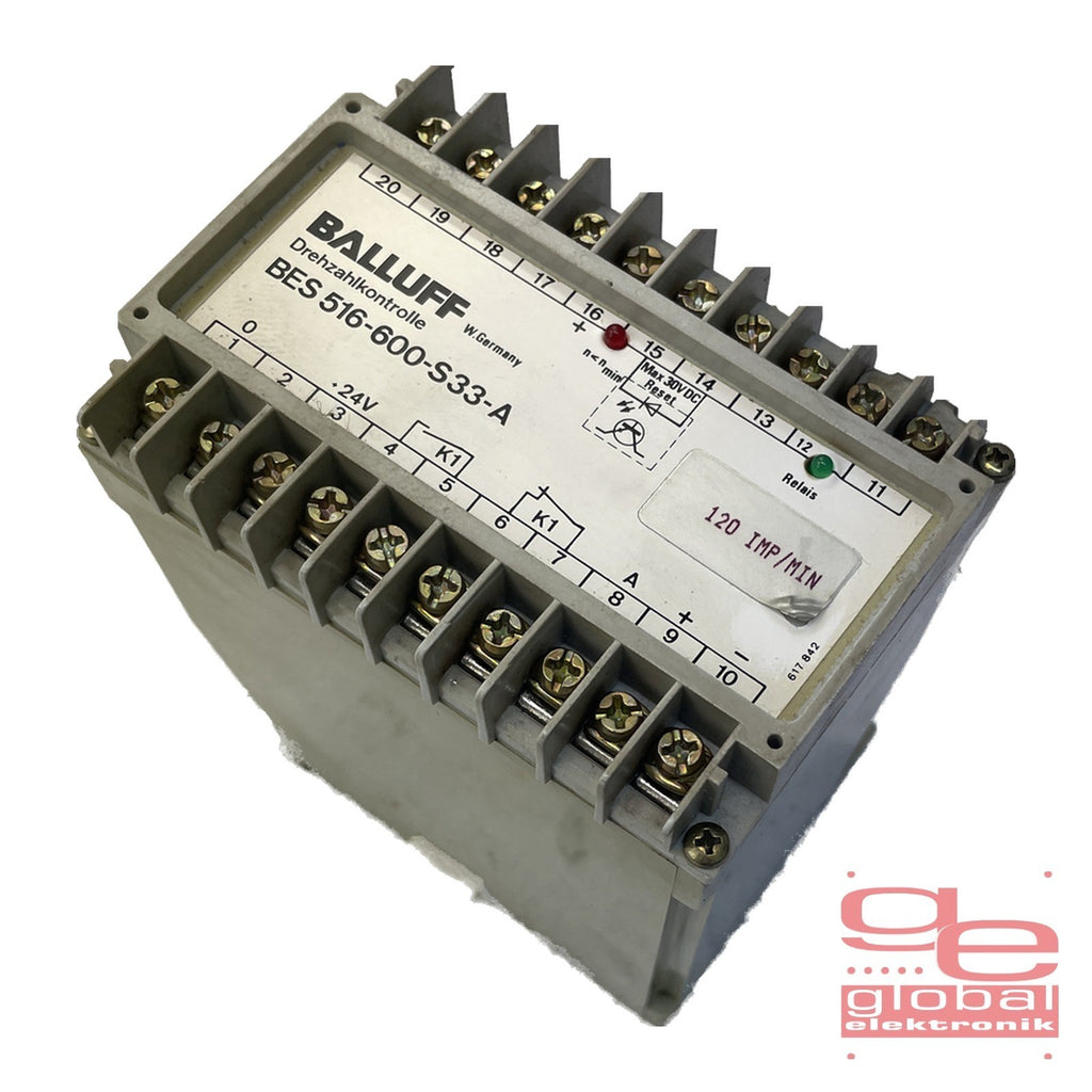 BALLUFF Drehzahlkontrolle  BES 516-600 S-33-A NR: 118506