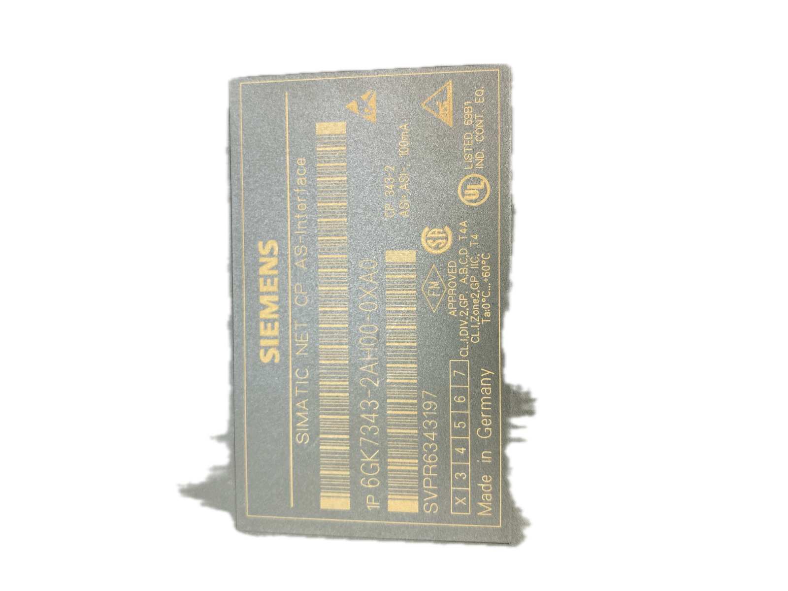 SIEMENS SIMATIC NET CP AS-Interface 6GK7343-2AH00-0XA0