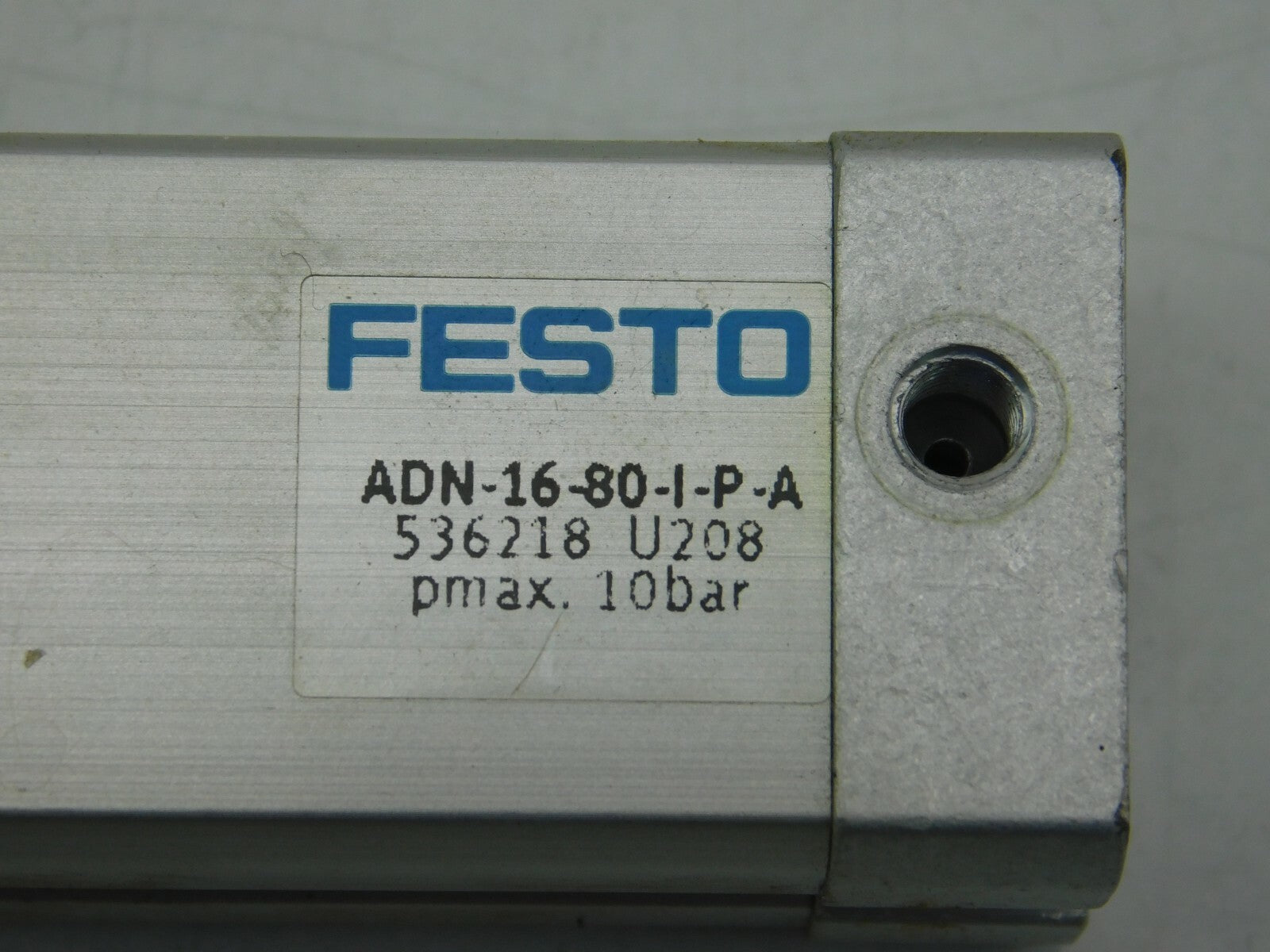 FESTO ADN-16-80-I-P-A 536218 U208 PMAX 10 bar