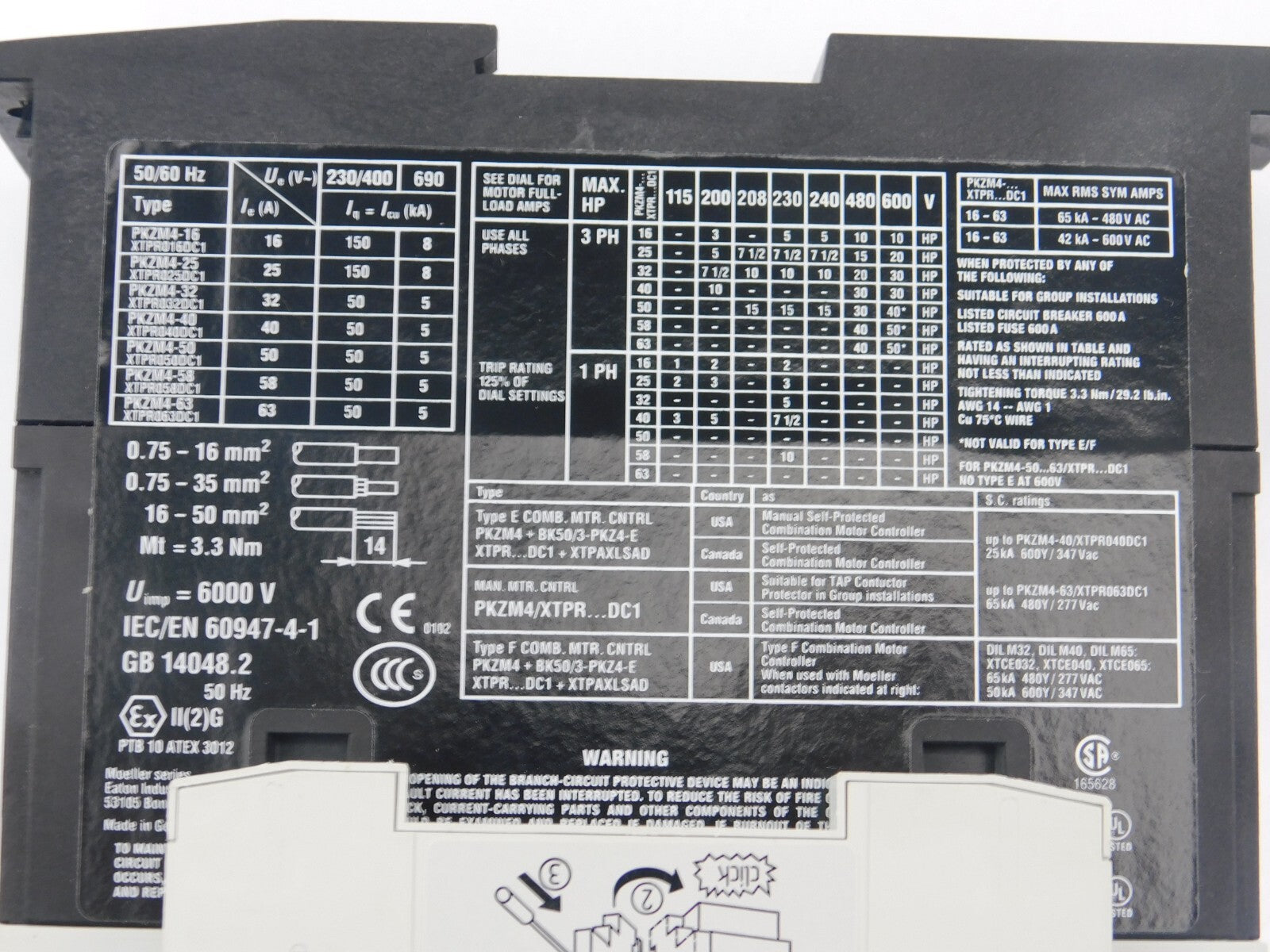 EATON  PKZM4-63 XTRPR063DC1