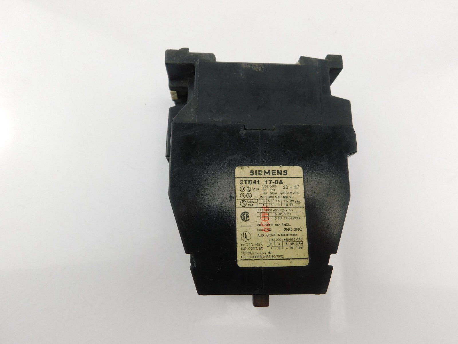 SIEMENS Leistungsschütz  3TB41 17-0A