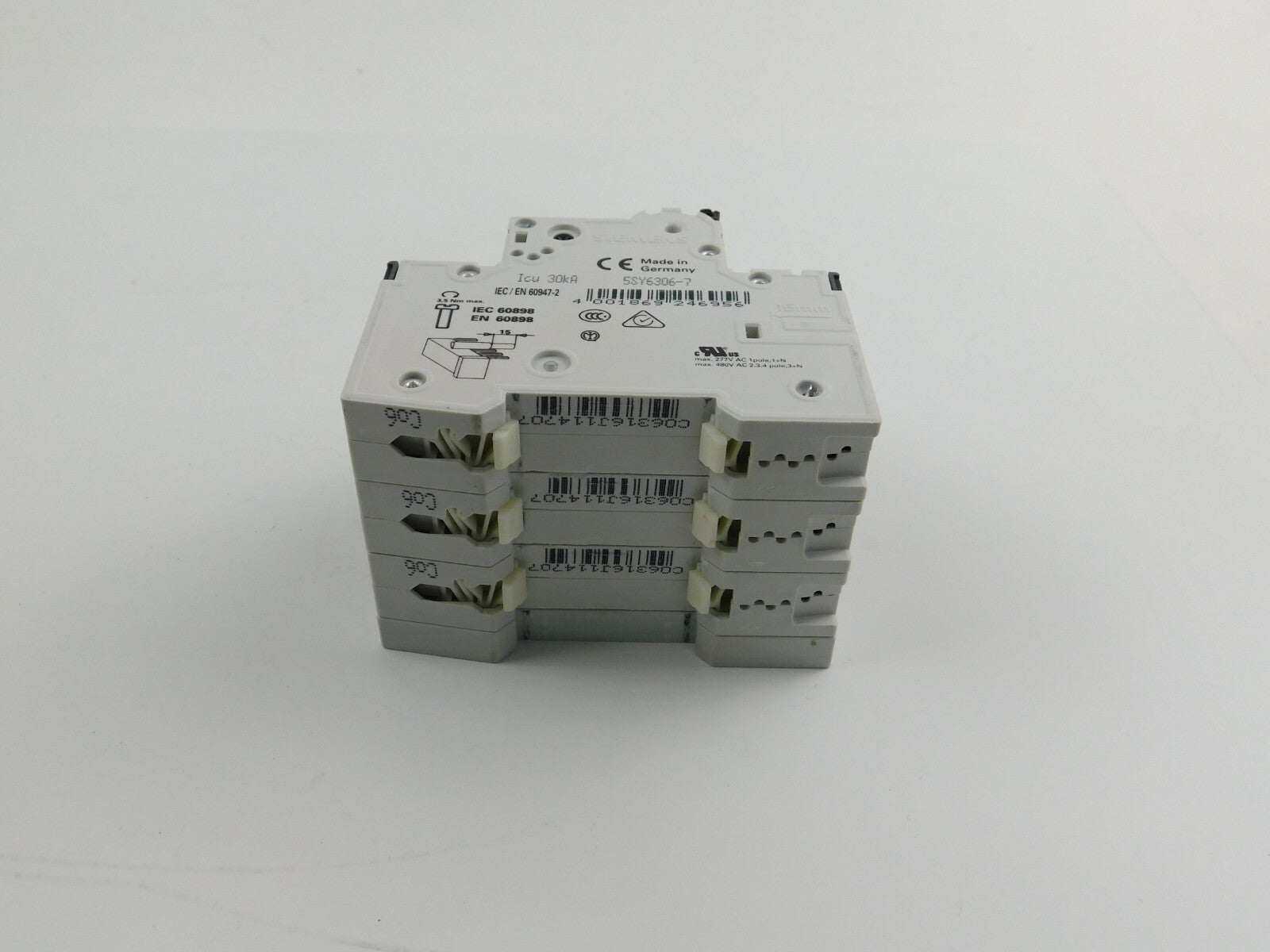 Siemens Schützschalter 5SY63 MCB C6