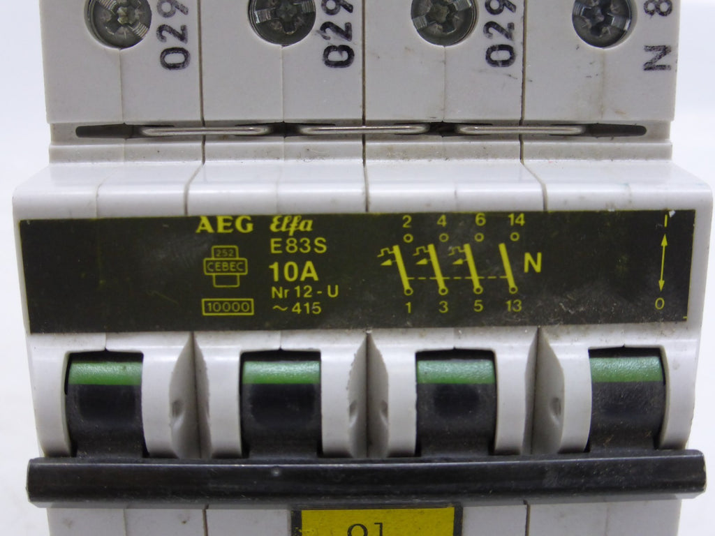 AEG Elfa E83S 10A Leitungsschutzschalter