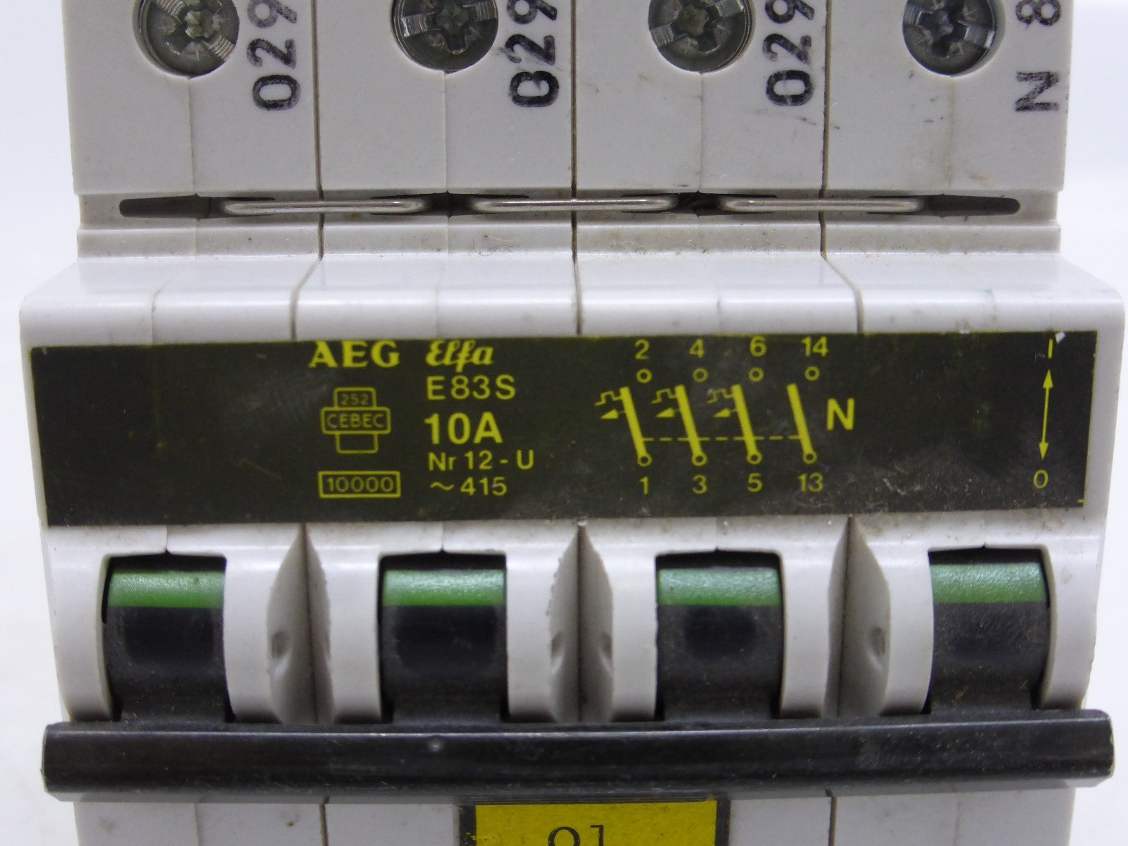 AEG Elfa E83S 10A Leitungsschutzschalter