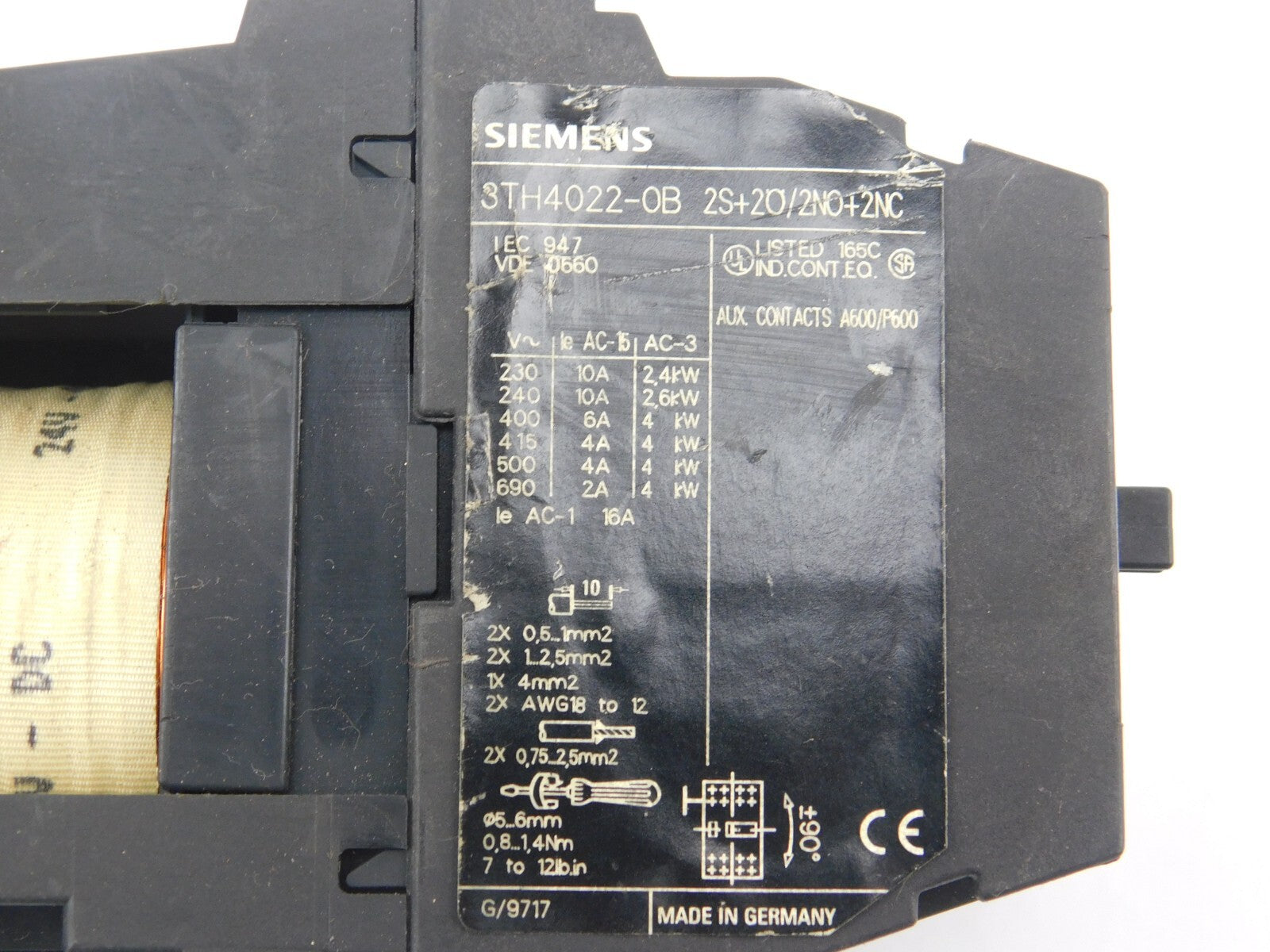 SIEMENS 3TH4022-0B