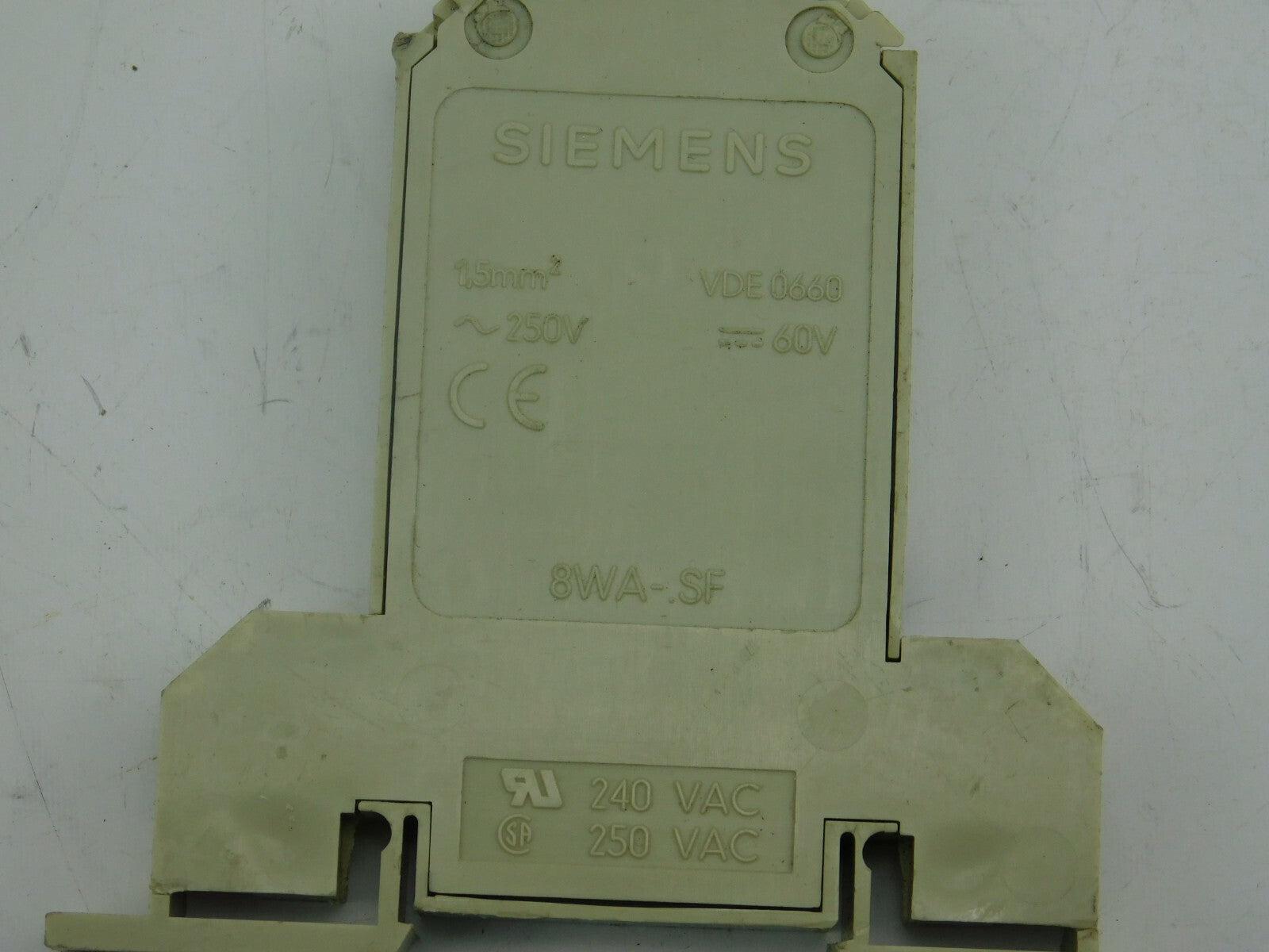SIEMENS Schutzschalterklemme  8WA-SF ~250V 8WA1-011 -1SF26 ** 5 Stück **