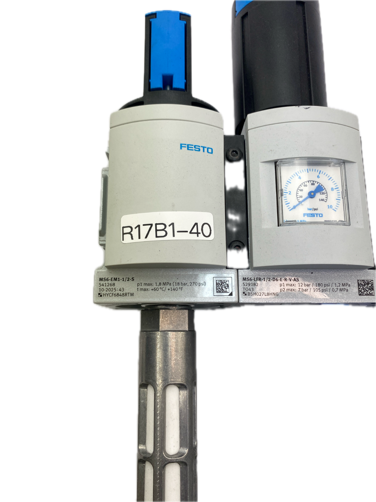 Festo Wartungsgeräte-Kombination der MS6-Serie.
