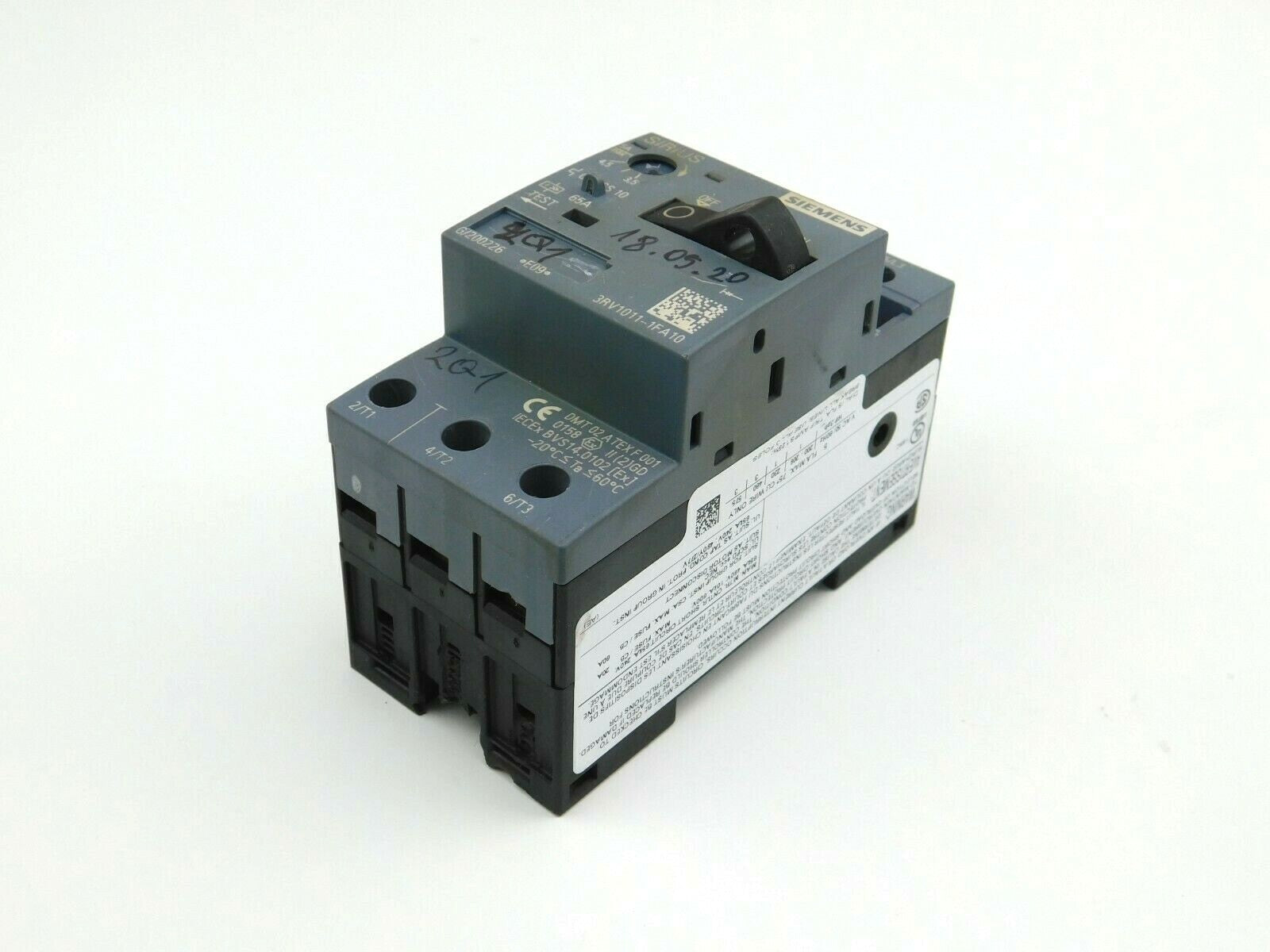 SIEMENS SIRIUS Leistungsschalter 3,5...5A 3RV1011-1FA10