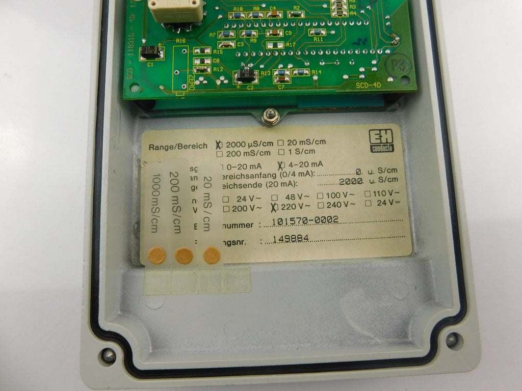 Endress + Hauser Conducta Smartec-C 149884 4-20mA 220V