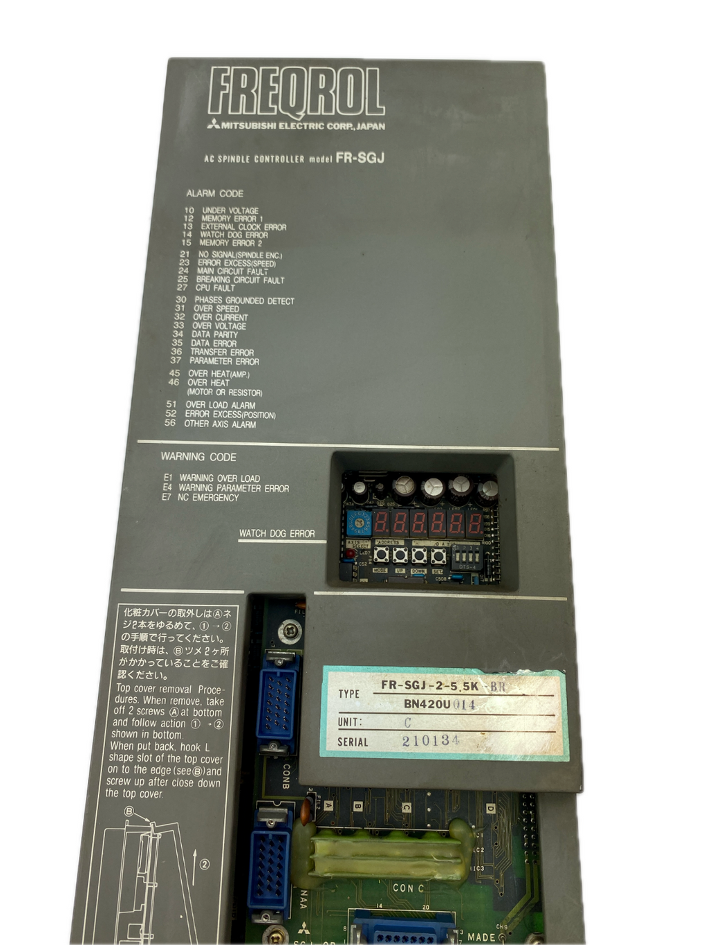 MITSUBISHI  FREQROL FR-SGJ-2-5.5K -BR   BN420U014