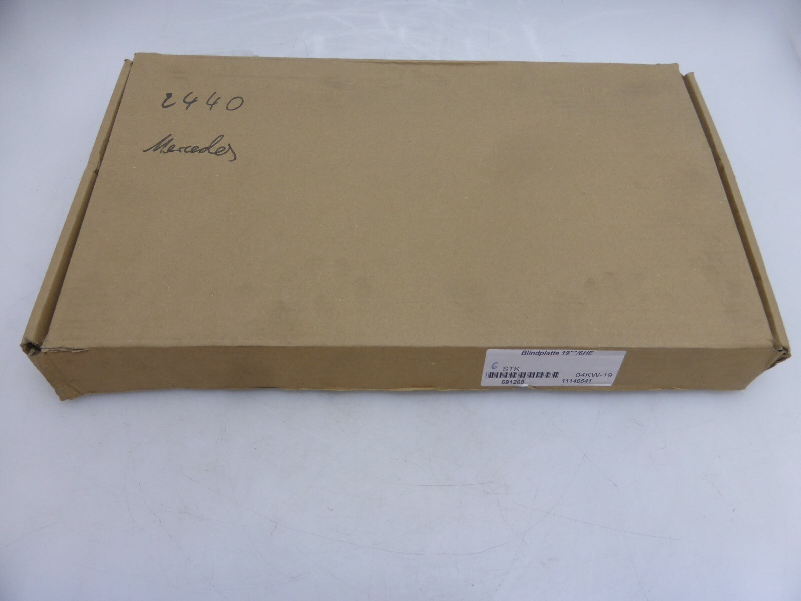 EFB Elektronik Blindplatte 19" 691268  ** 6 Stück **