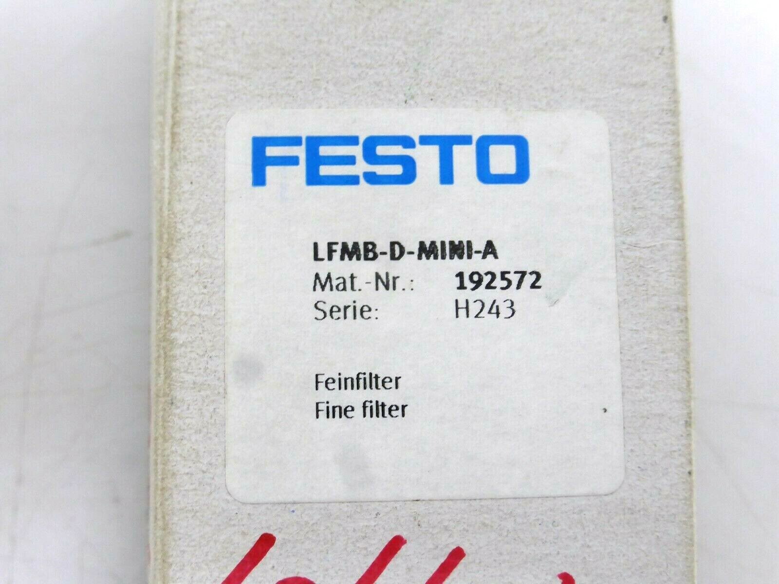 FESTO Feinfilter LFMB-D-MINI-A 192572