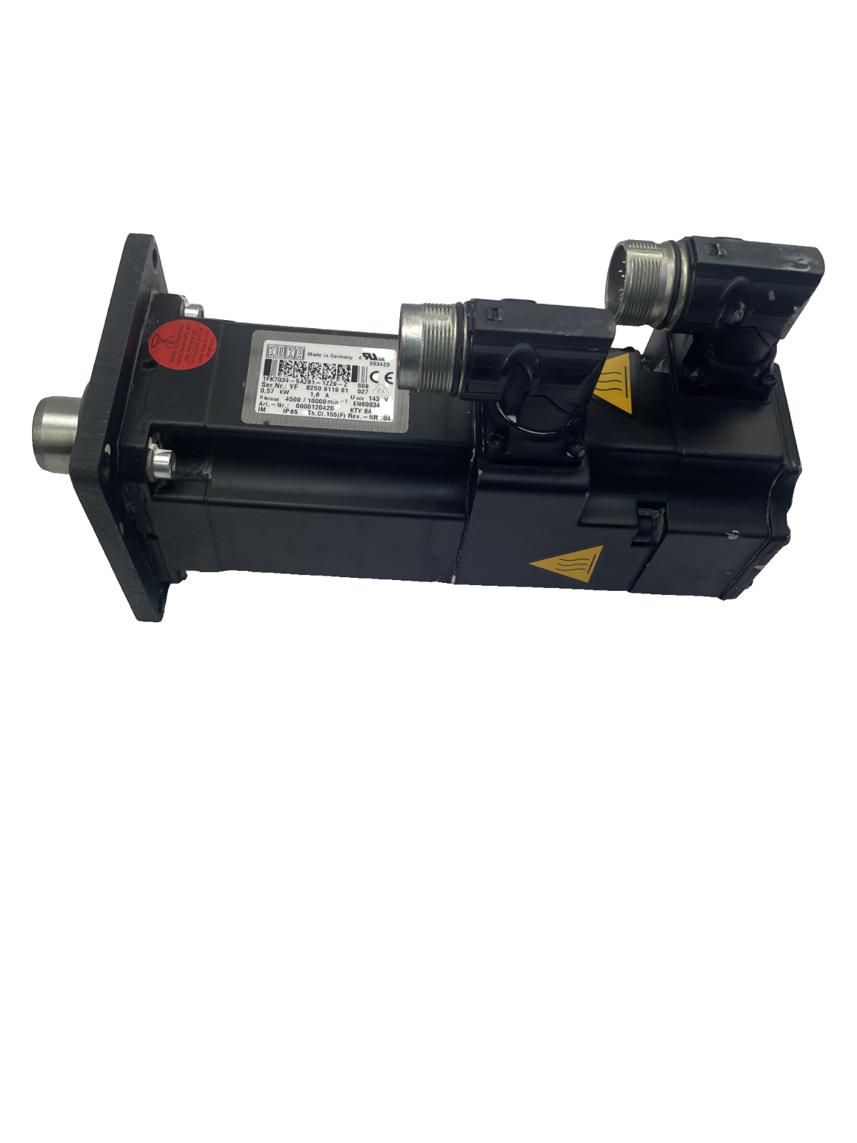 Kuka 1FK7034-5AZ91-1ZZ9-Z Servomotor 0.57 kW (Art.-Nr. 0000120420)