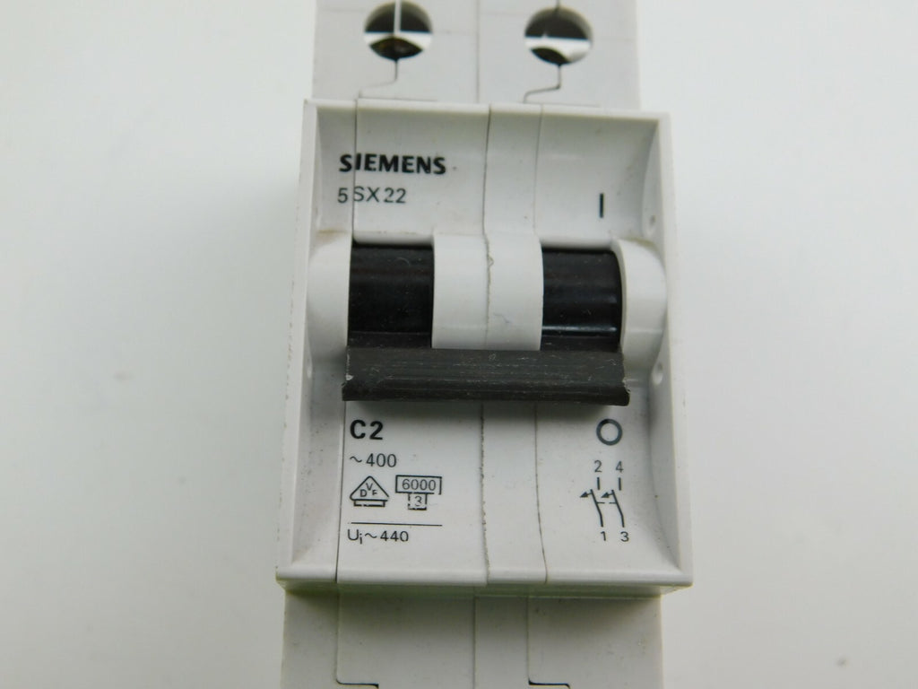 SIEMENS Leitungsschutzschalter  5SX22 C2 AS: q 92 183 480 V AC