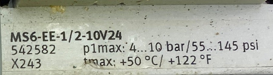 FESTO MS6-EE-1/2-10V24 Wartungseinheit