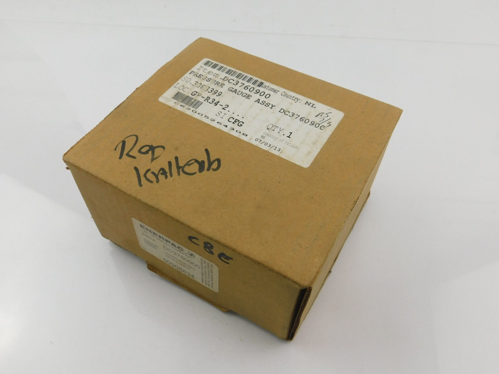 ENERPAC PRESSURE GAUGE ASSY DC3760900