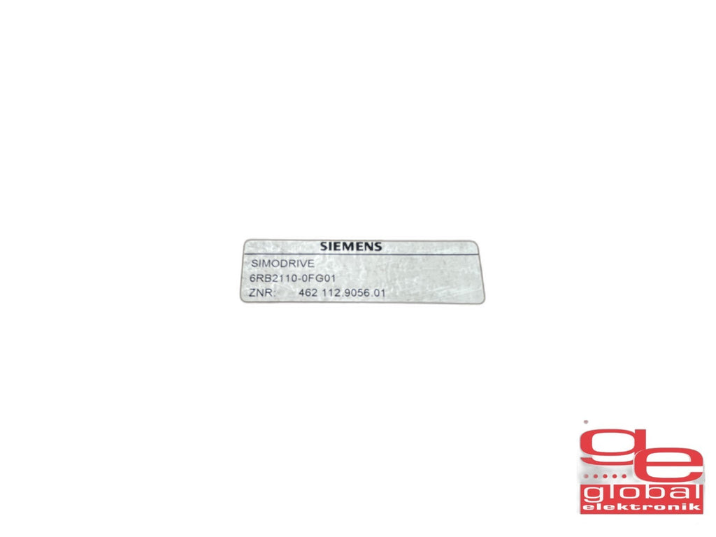 SIEMENS SIMODRIVE 6RB2110-0FG01. ZNR: 462 112.9056.01