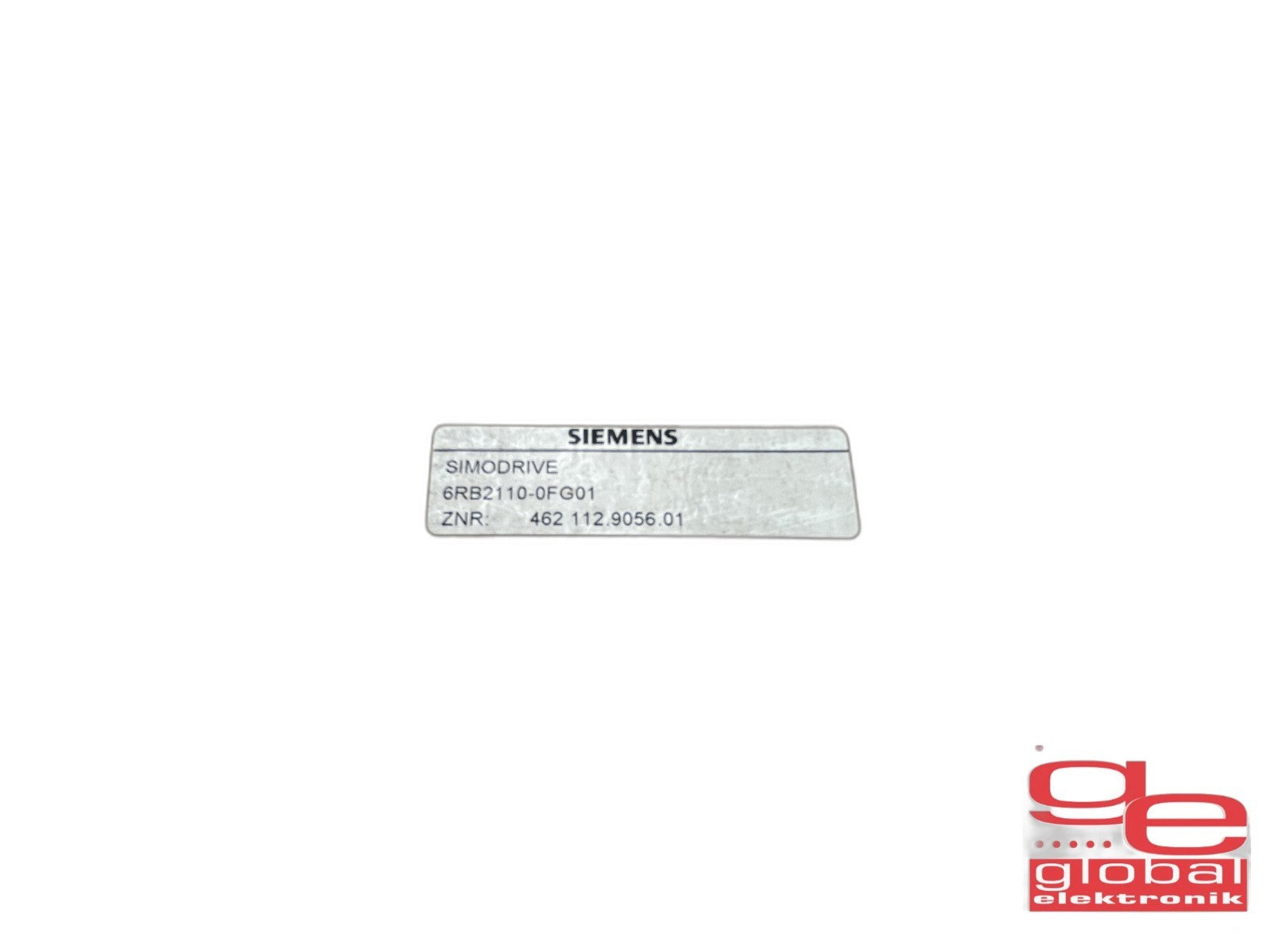 SIEMENS SIMODRIVE 6RB2110-0FG01. ZNR: 462 112.9056.01