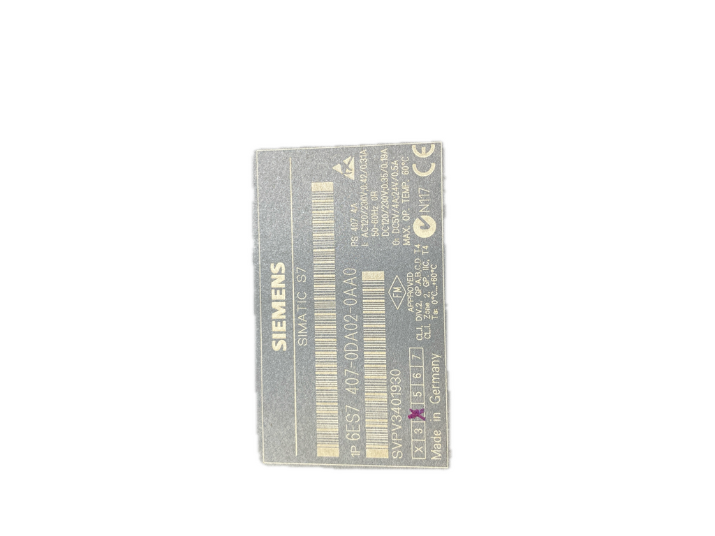 SIEMENS SIMATIC S7 6ES7 405-0DA02-0AA0  ...Defekt