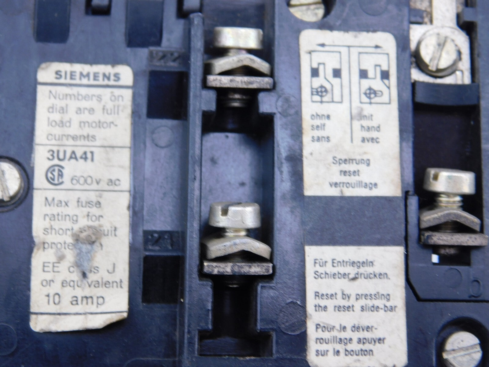 SIEMENS 3UA4101-OH