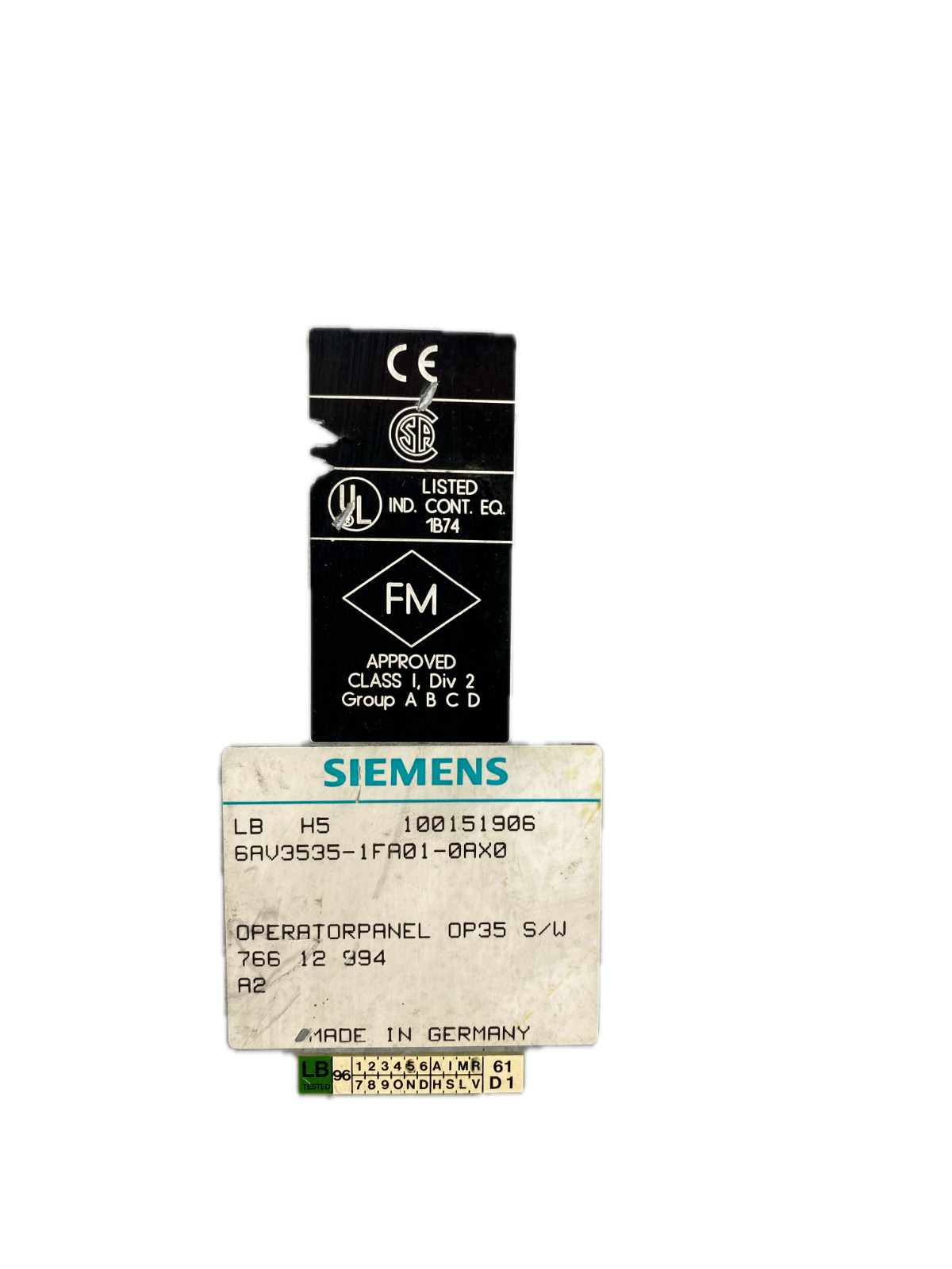 SIEMENS COROS OP35 6AV3535-1FA01-0AX0...Defekt
