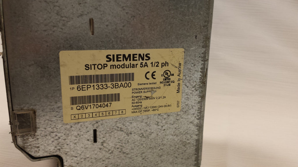 Siemens SITOP 6EP1333-3BA00 // 6EP13333BA00