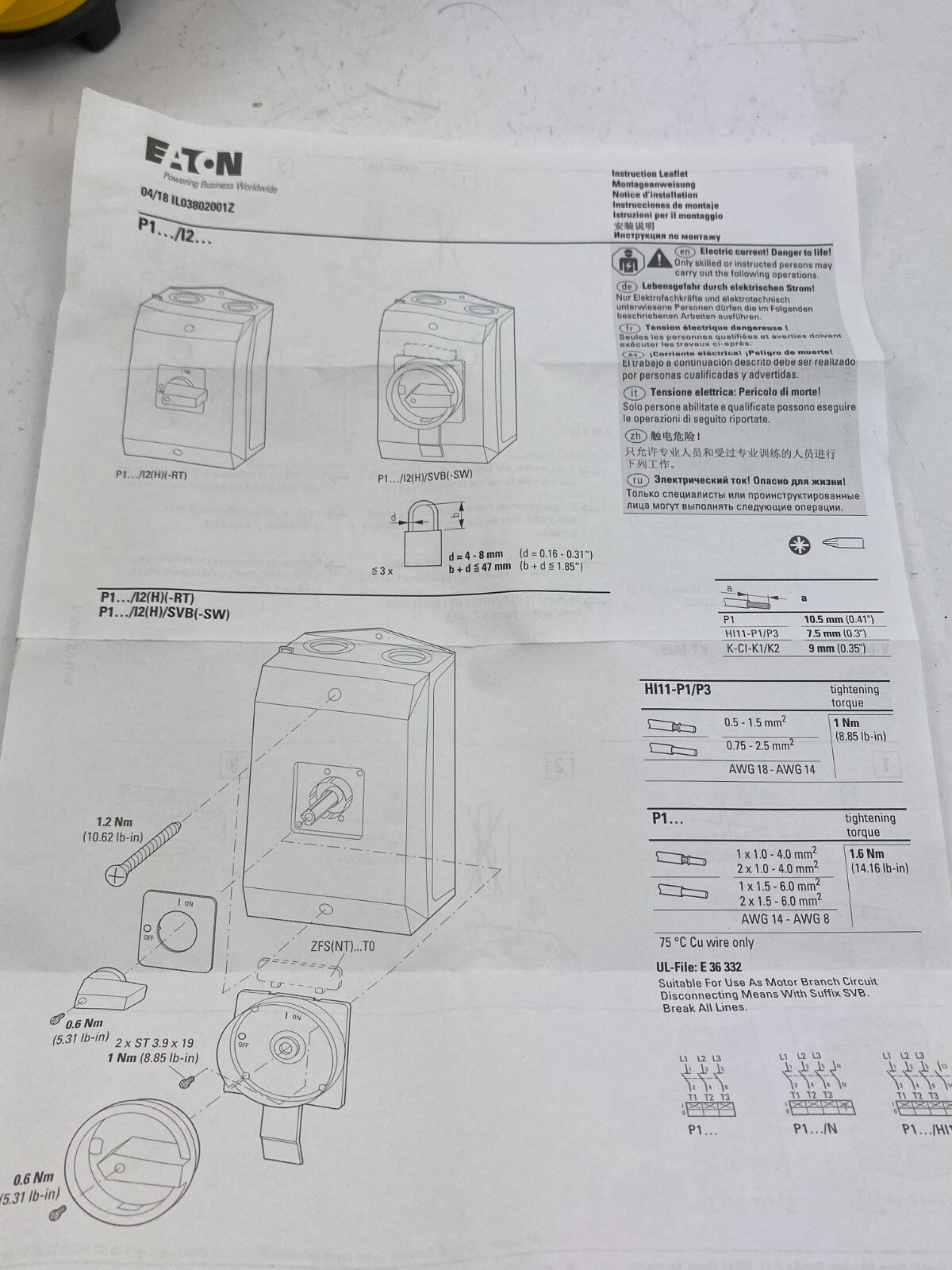 EATON  P132/I2...