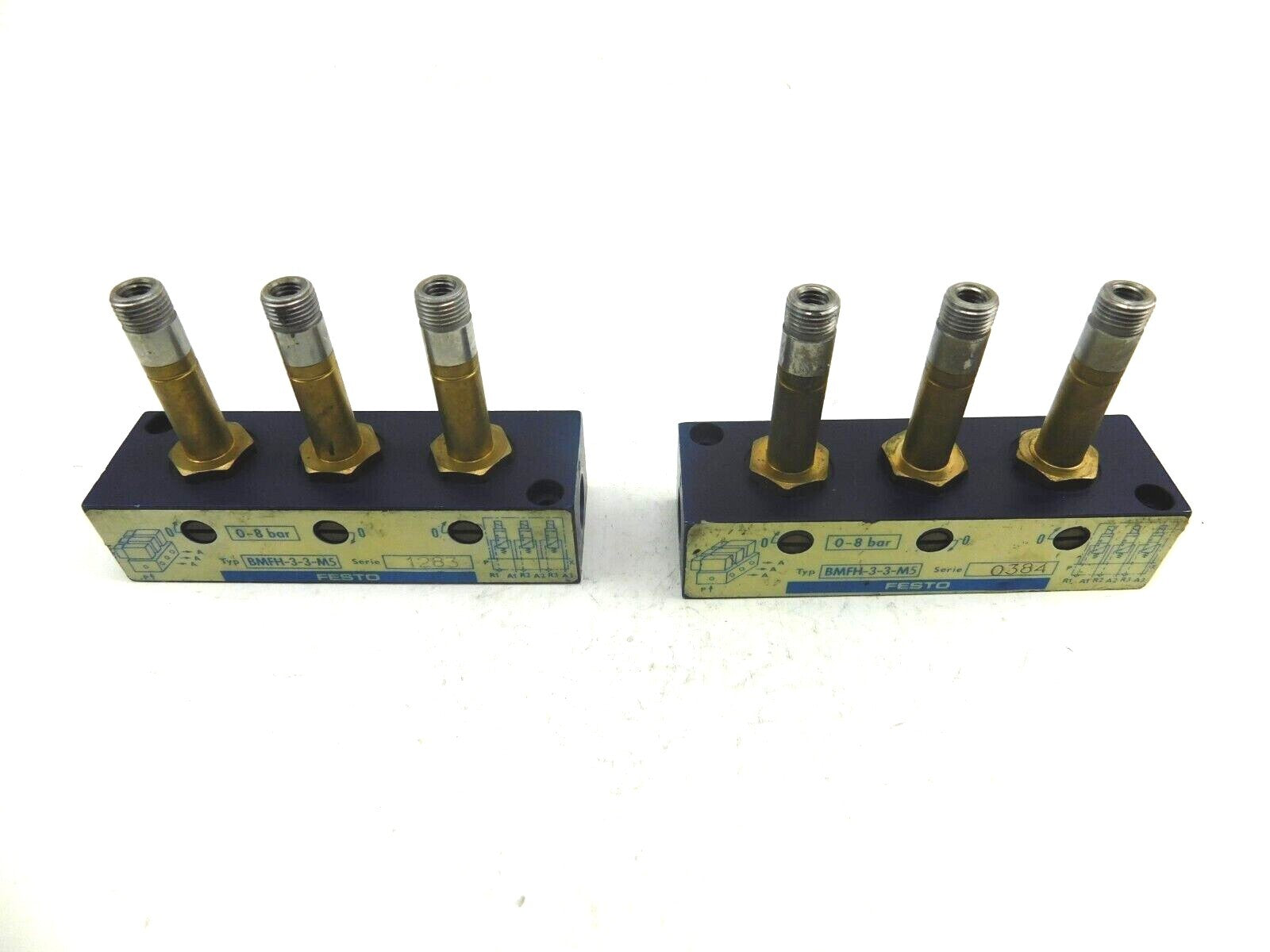 FESTO BMFH-3-3-MS 0-8 BAR ** 2 stück **