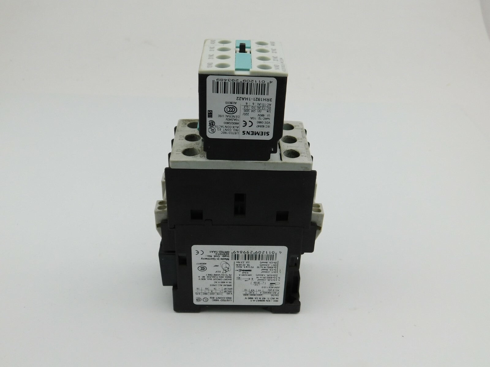 SIEMENS Schütz 3RT1024-1BB44 24 V 