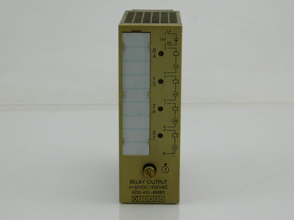 SIEMENS RELAY OUTPUT  6ES5 452-8MR11
