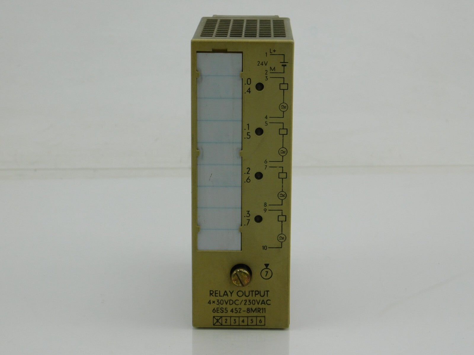 SIEMENS RELAY OUTPUT  6ES5 452-8MR11