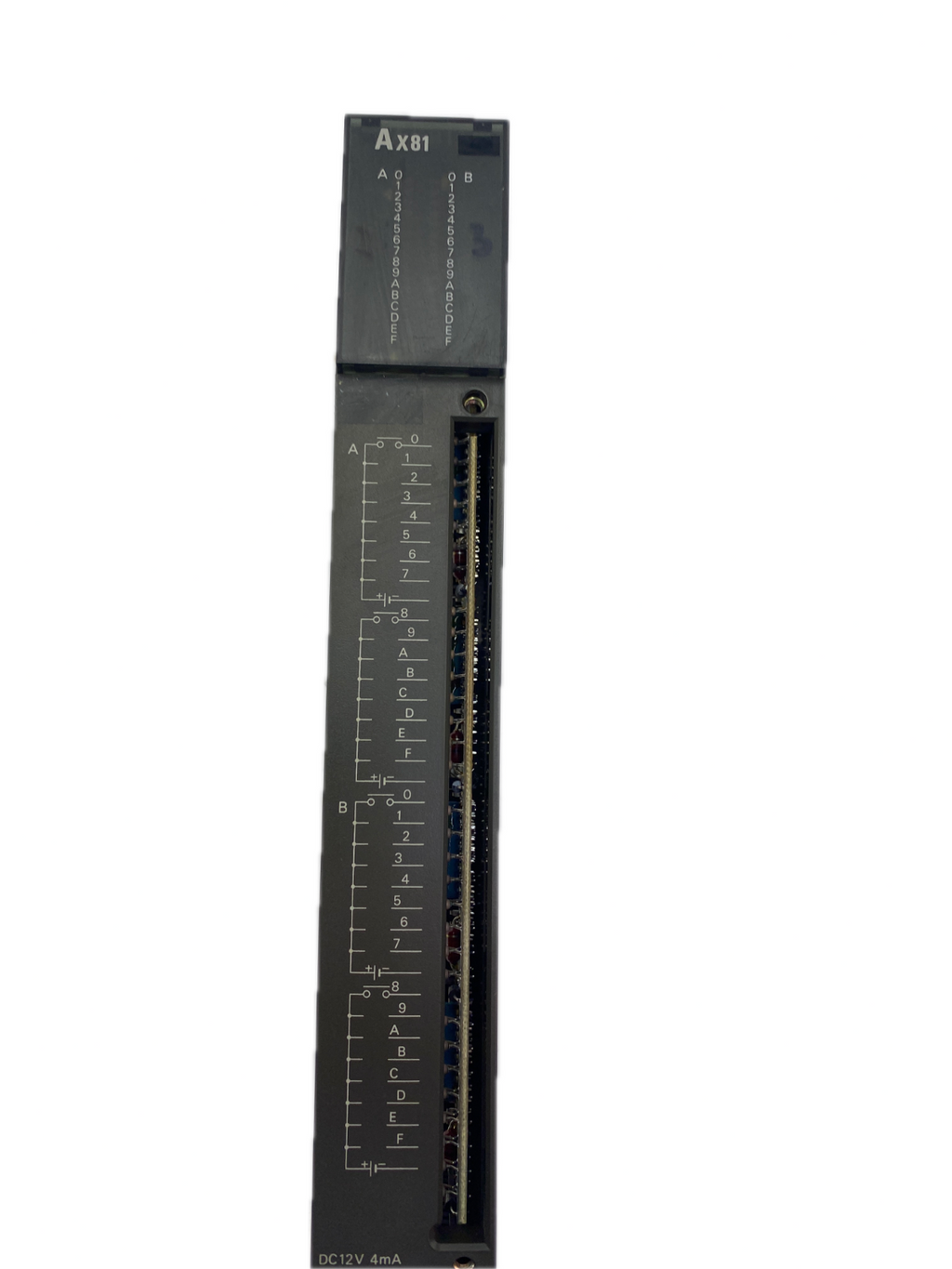 MELSEC PROGRAMMABLE CONTROLLER Ax81 DC 12V 4mA DC24V 10mA