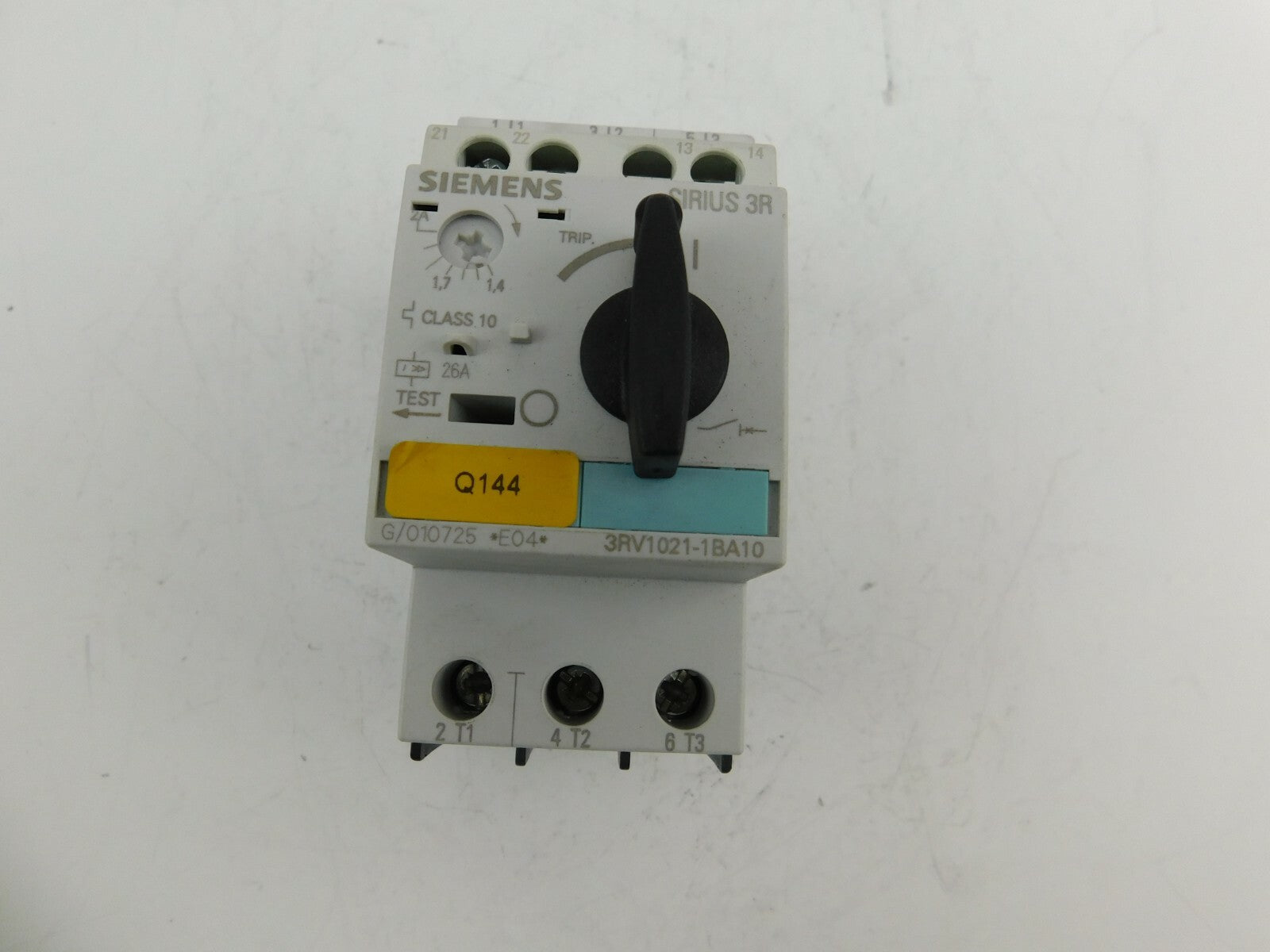 SIEMENS SIRIUS Leistungsschalter  3RV1021-1BA10 1,4-2A ** 3 Stück **