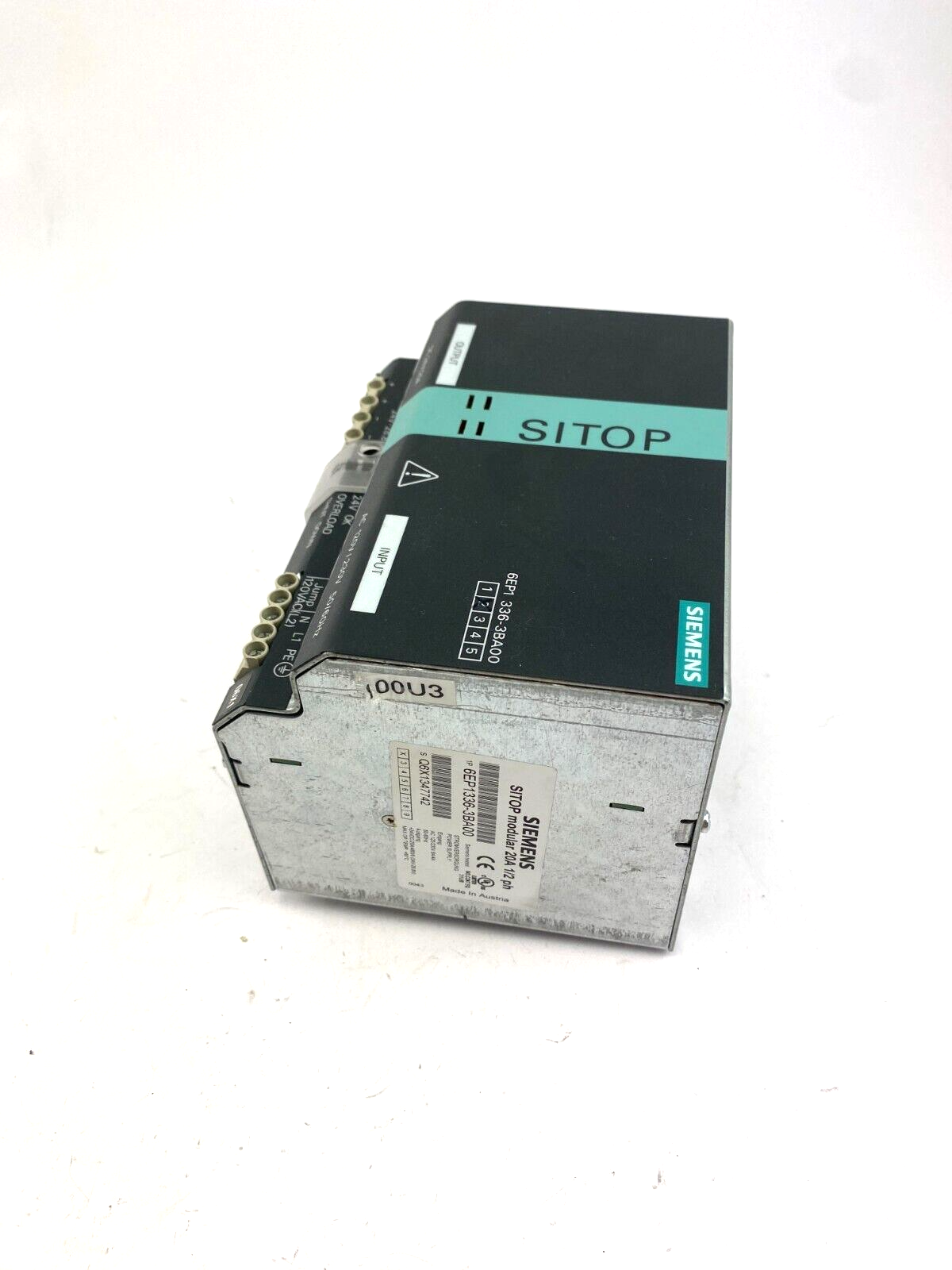 SIEMENS SITOP modular 20A 1/2 ph 6EP1336-3BA00