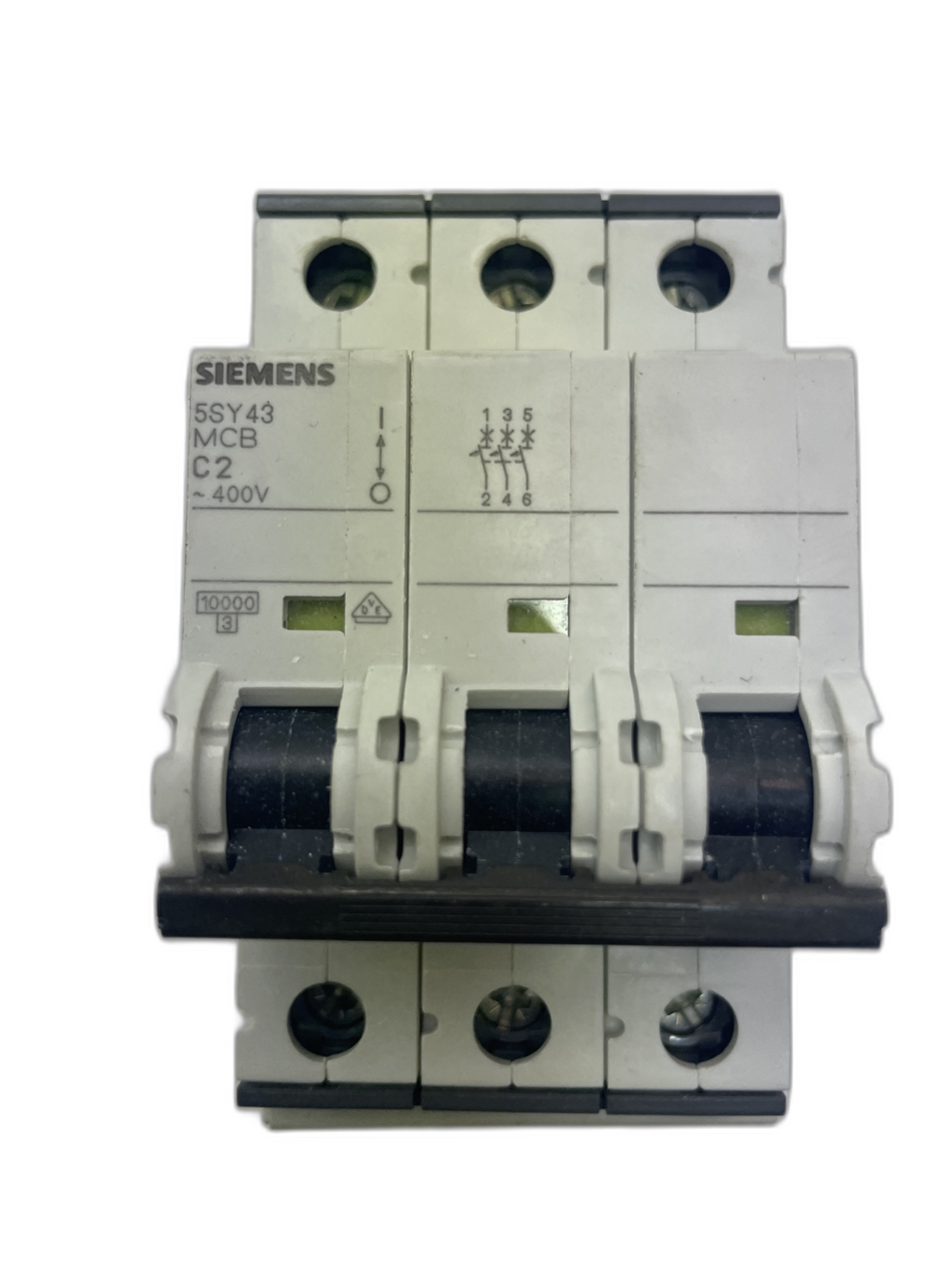 SIEMENS 5SY43 MCB C2 Leitungsschutzschalter 3-polig F1