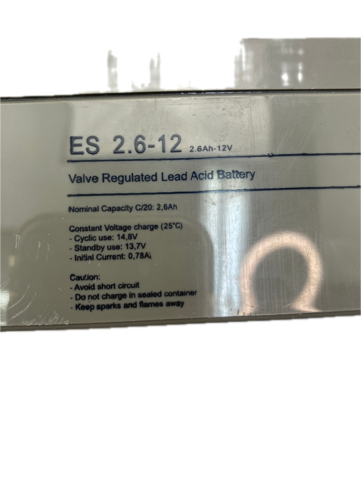 Wing Valve Regulated Lead Acid Battery  ES 2.6-12   "" 2 ST""