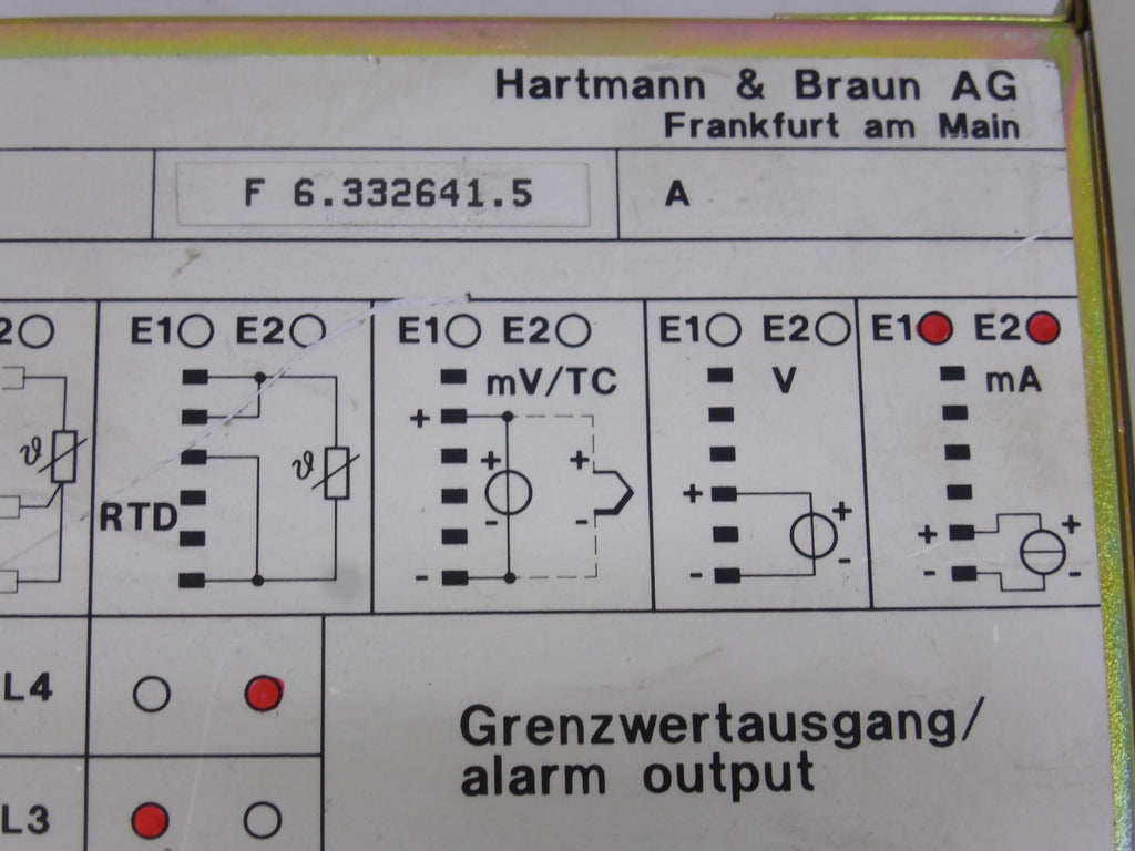 ABB H&B Indicomp 4  P 30615-0-3211021  6315 1170/0010