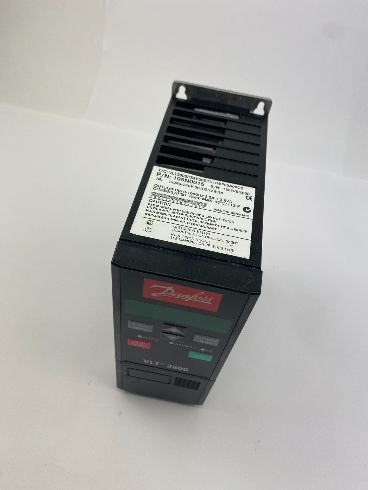 Danfoss VLT 2800 VLT2805PS2B20STR1DBF00A00C0 195N0015