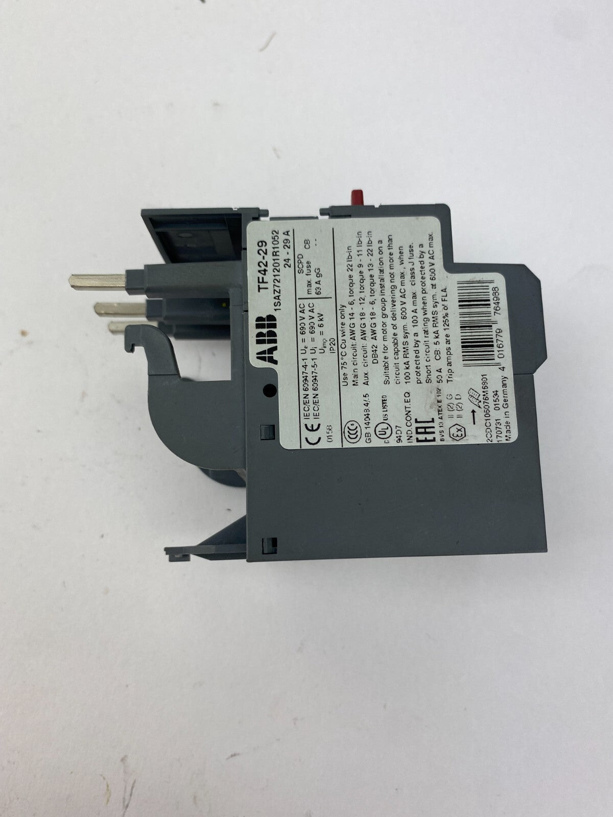 ABB TF42-29 1SAZ721201R1052 24-29 A