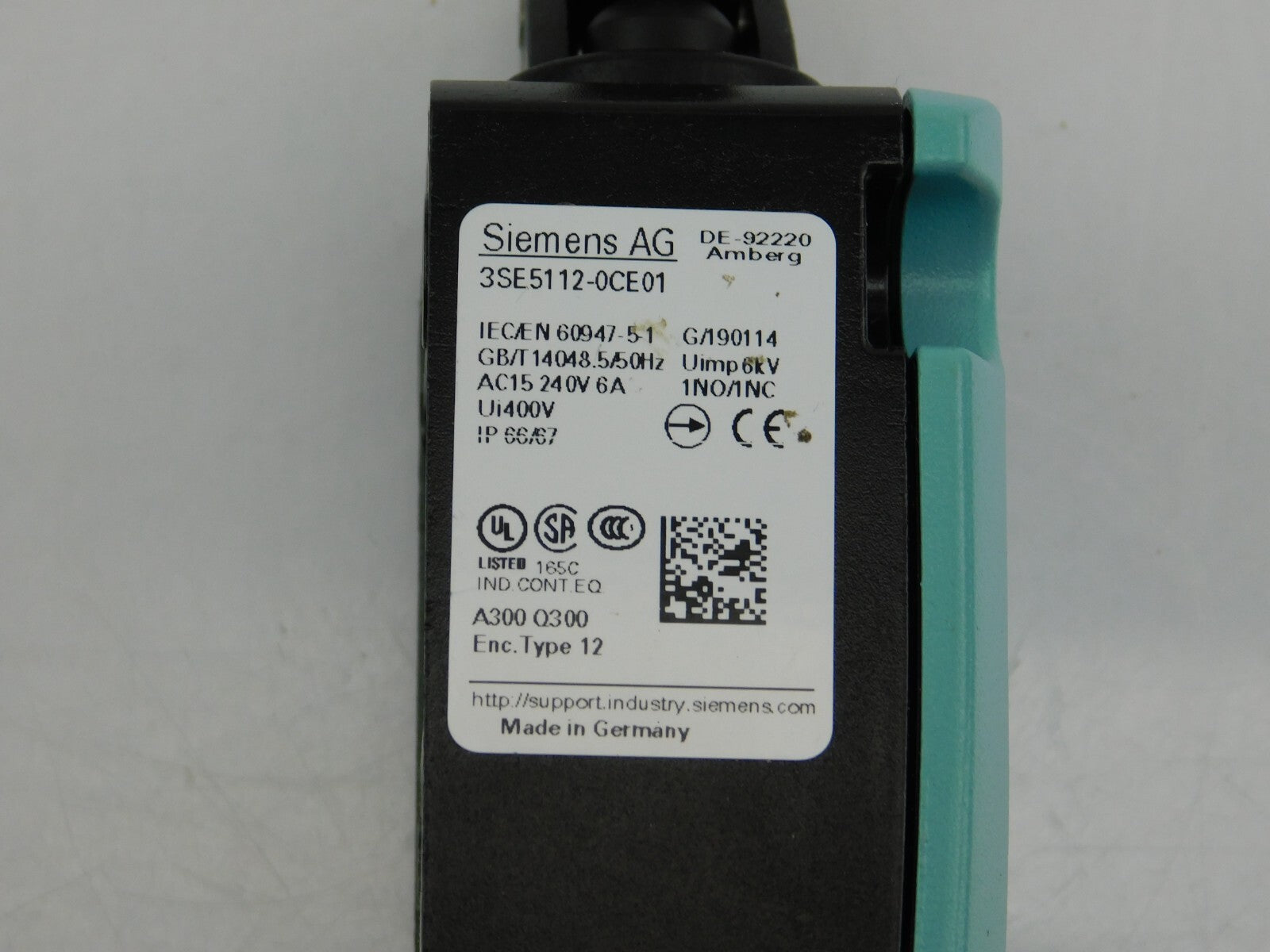SIEMENS Positionsschalter AG 3SE5112-0CE01
