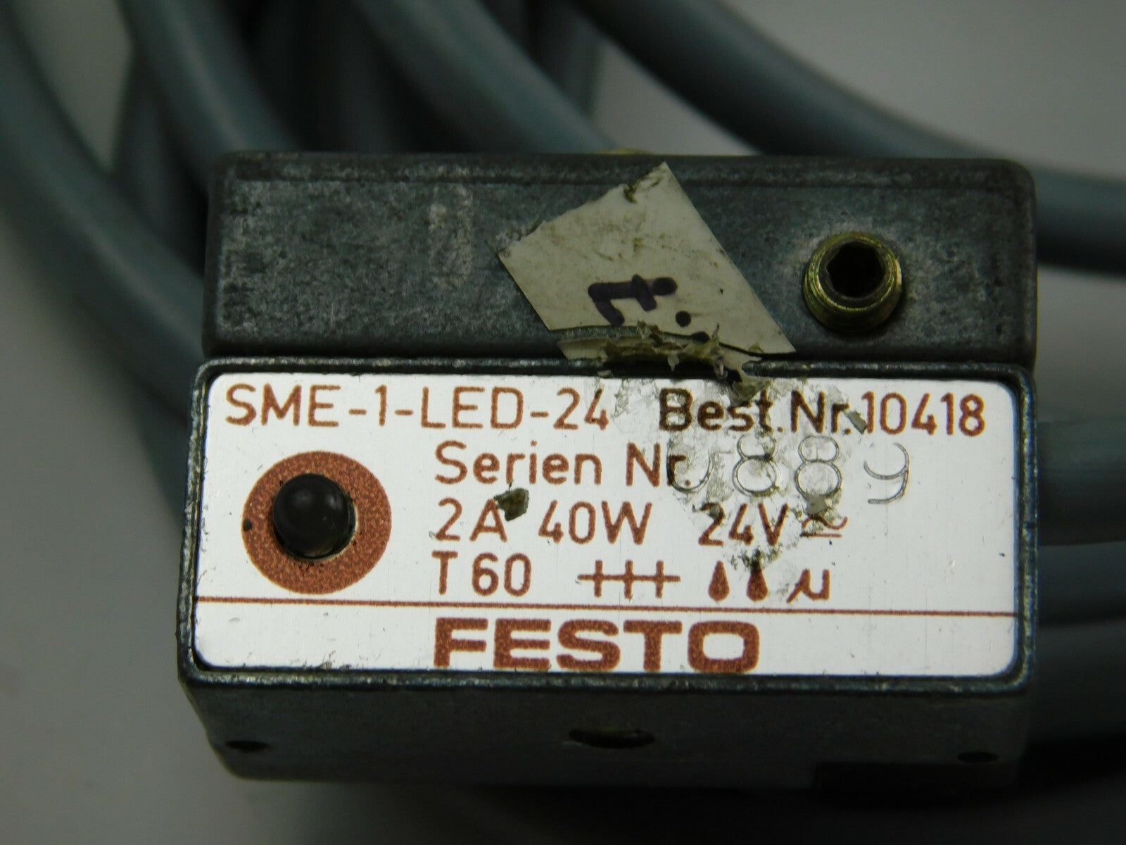 FESTO Näherungsschalter ca. 2 Meter  SME-1-LED-24 2 A 40 W 24 V