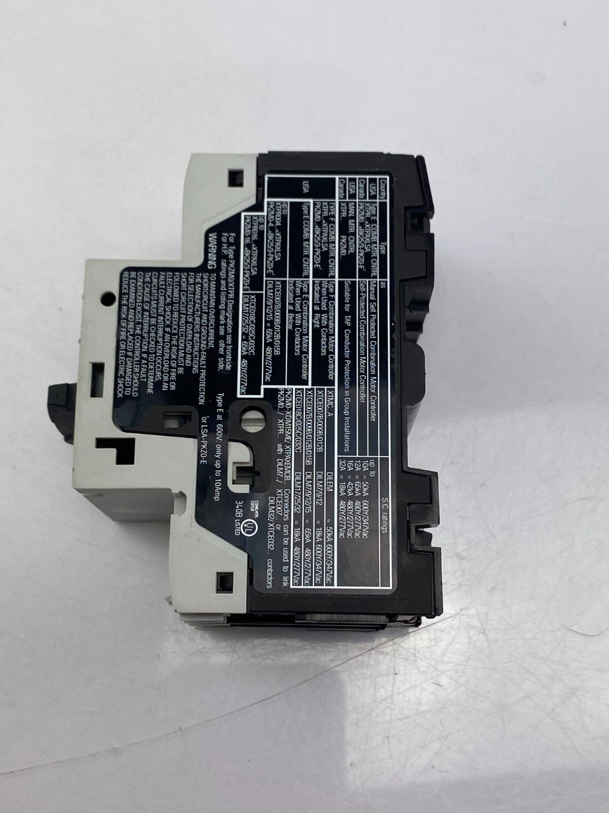 EATON PKZM0-20 XTPR020BC1 20A