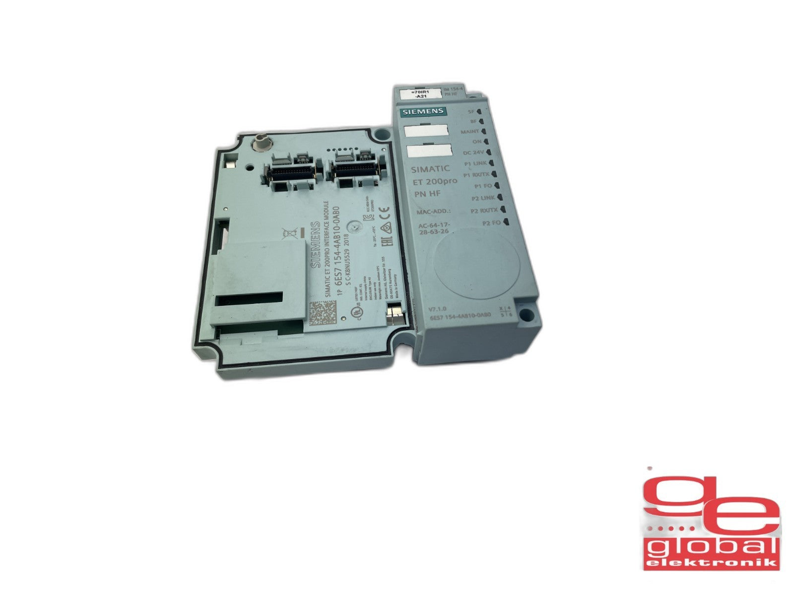 SIEMENS SIMATIC ET 200PRO INTERFACE MODULE  6ES7-154-4AB10-0ABO ** 3 st**