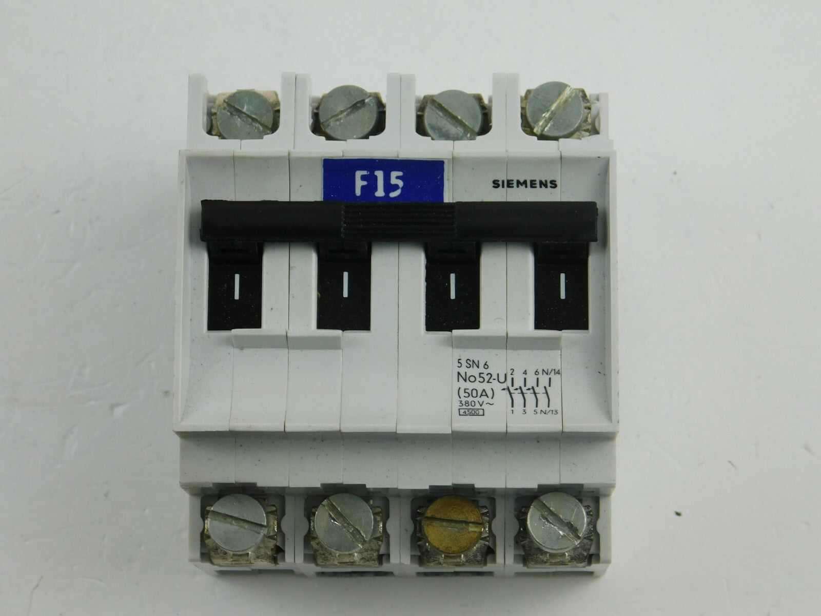 Siemens  5 SN 6  No52-U  50A  4-polig