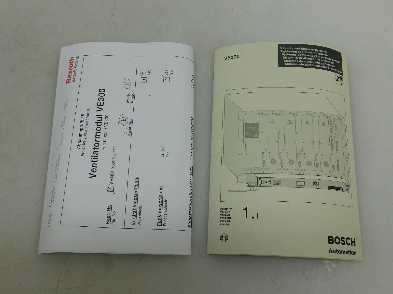 Bosch Ventilatormodul VE300 TYP: 0 608 830 159 